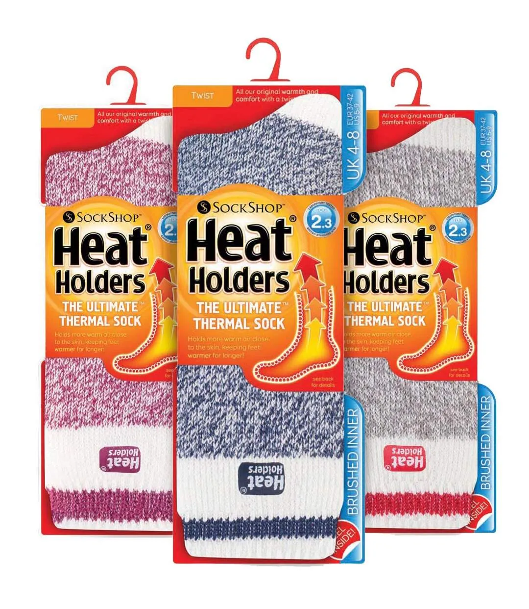 3 Pack Multipack Insulated Thermal Socks for Winter