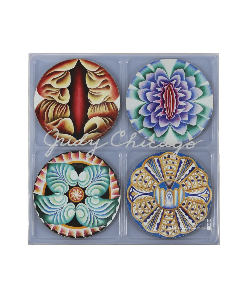 Judy Chicago Coasters x Set of Four