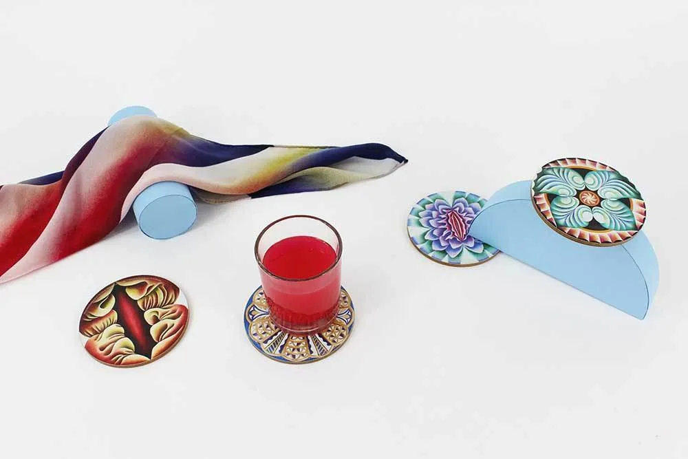 Judy Chicago Coasters x Set of Four