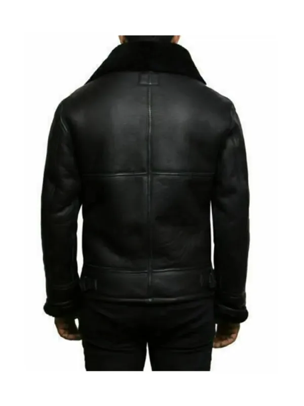 Luxury Shearling Aviator Jacket