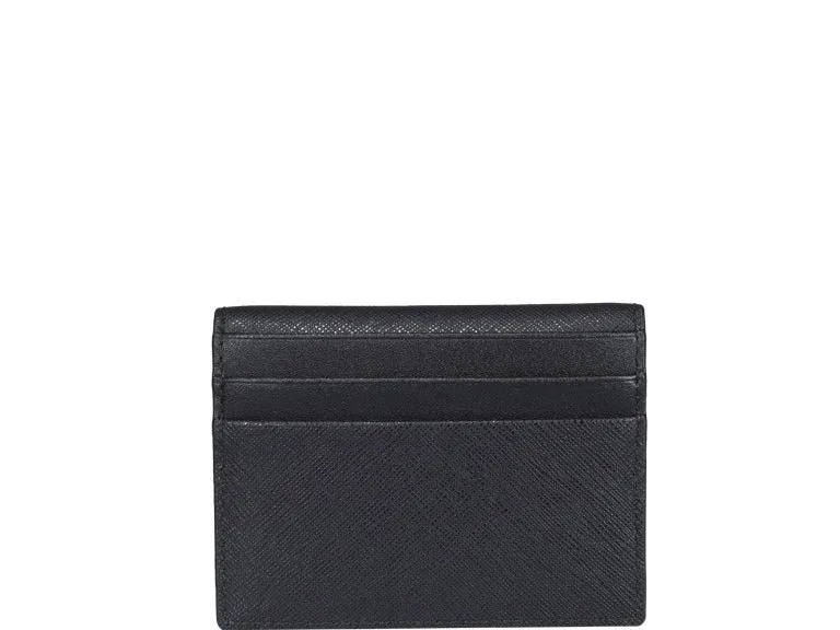 Foldover Wallet with Bally Logo Plaque