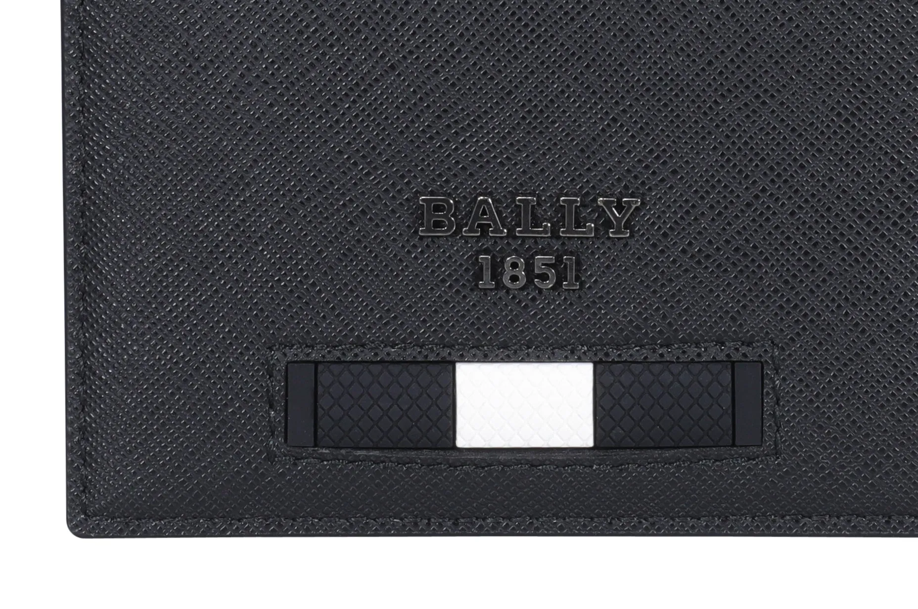 Foldover Wallet with Bally Logo Plaque