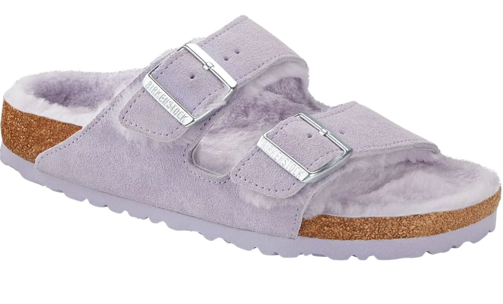 Birkenstock Boston Big Buckle Teddy Rivet Logo W - Eggshell