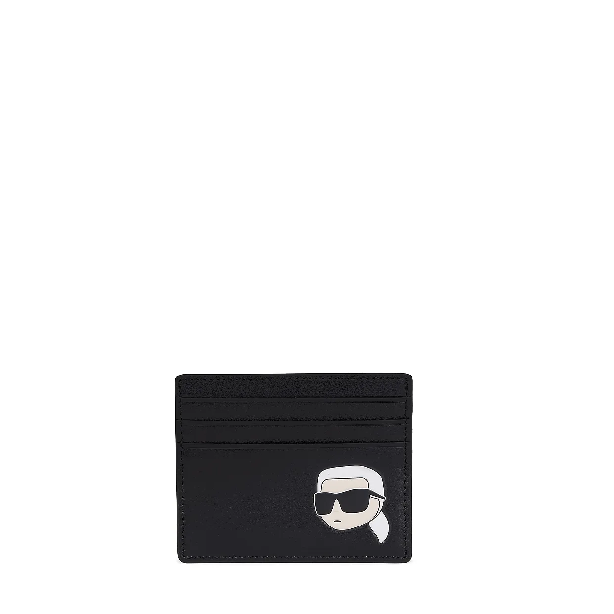 Black K/Ikonik Leather Cardholder