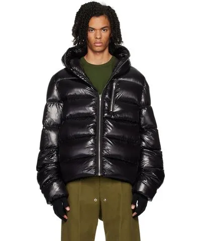 Black Valmaron Down Jacket by Moncler