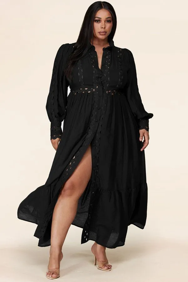 Curve Black Maxi Dress