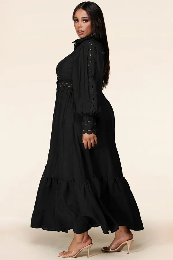 Curve Black Maxi Dress