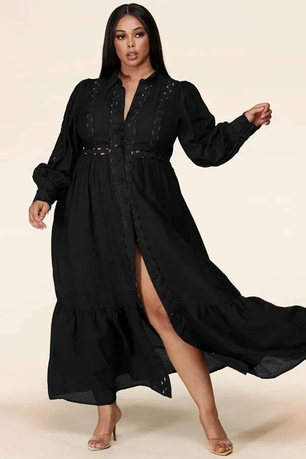 Curve Black Maxi Dress