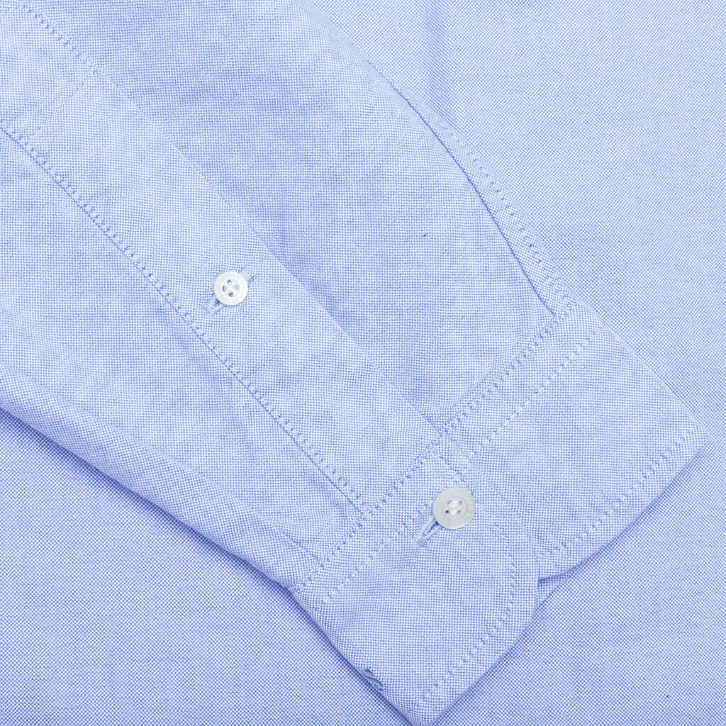 Casual Blue Button-Down