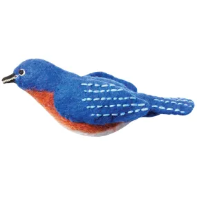 Felt Ornament showcasing Bluebird