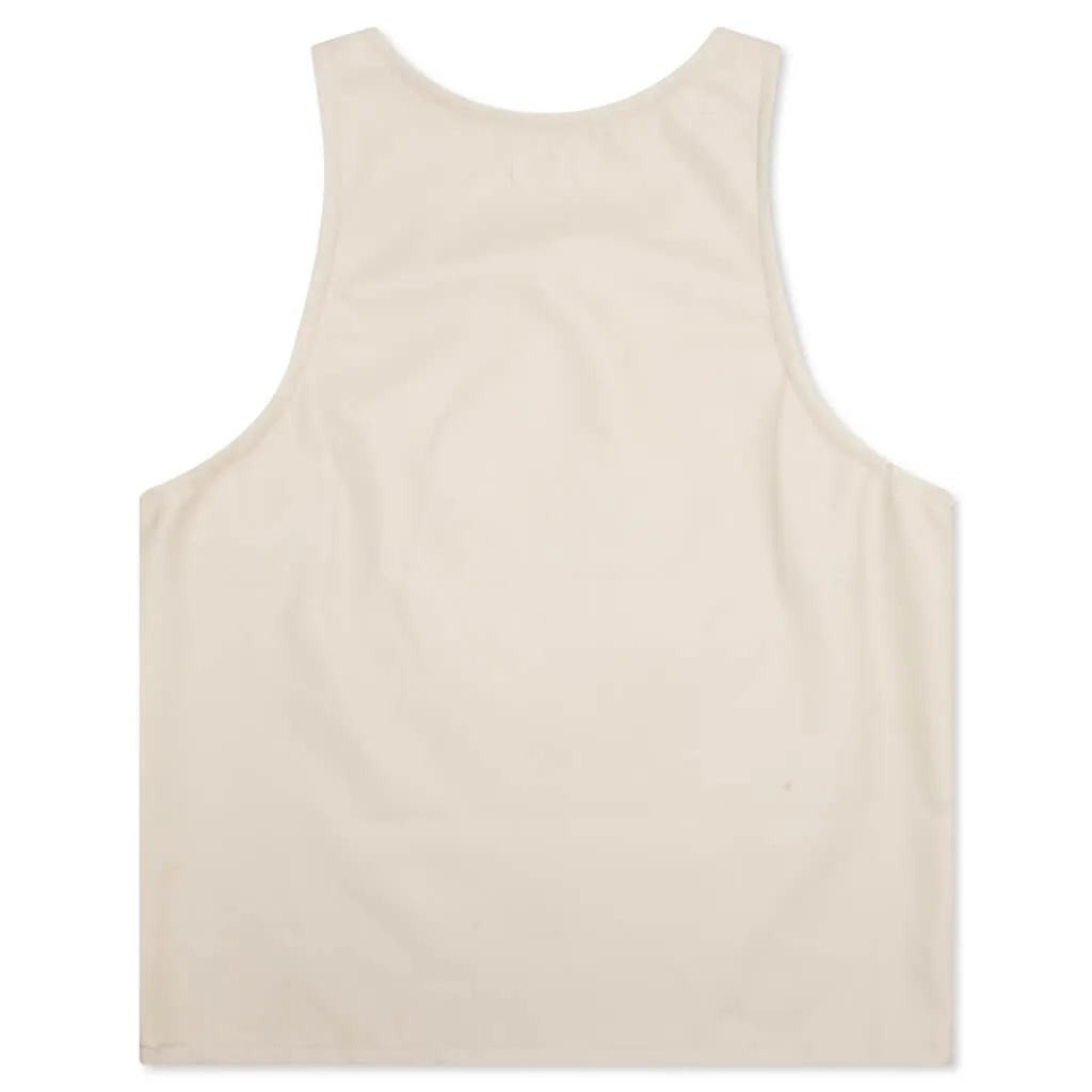 Bone Vegan Leather Tank