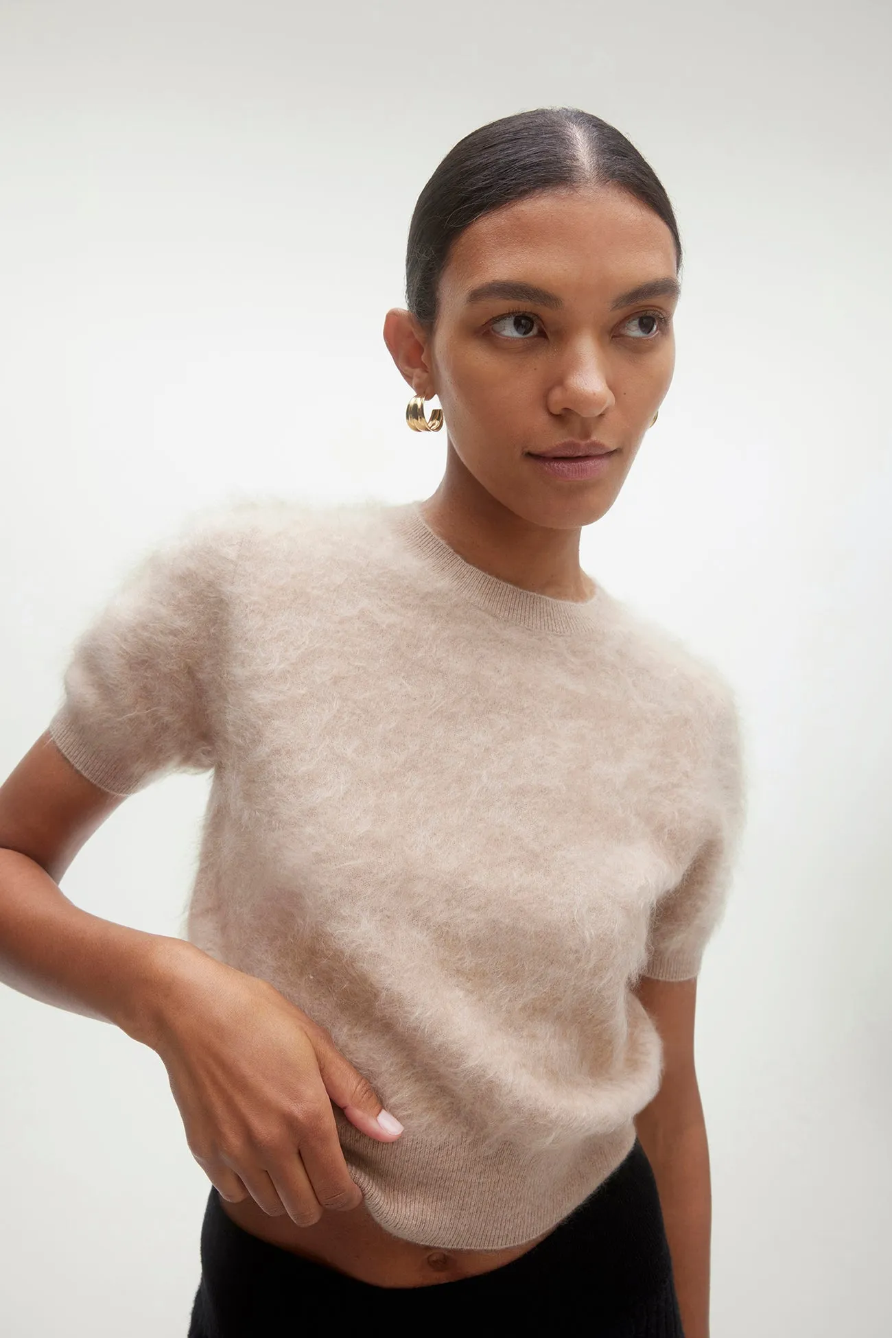 Brushed Cashmere Sheena Sweater