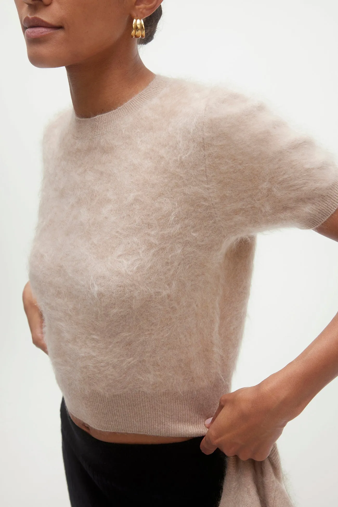 Brushed Cashmere Sheena Sweater