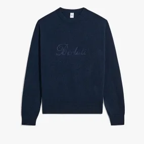 Cashmere Sweater With Thabor Embroidery Detail