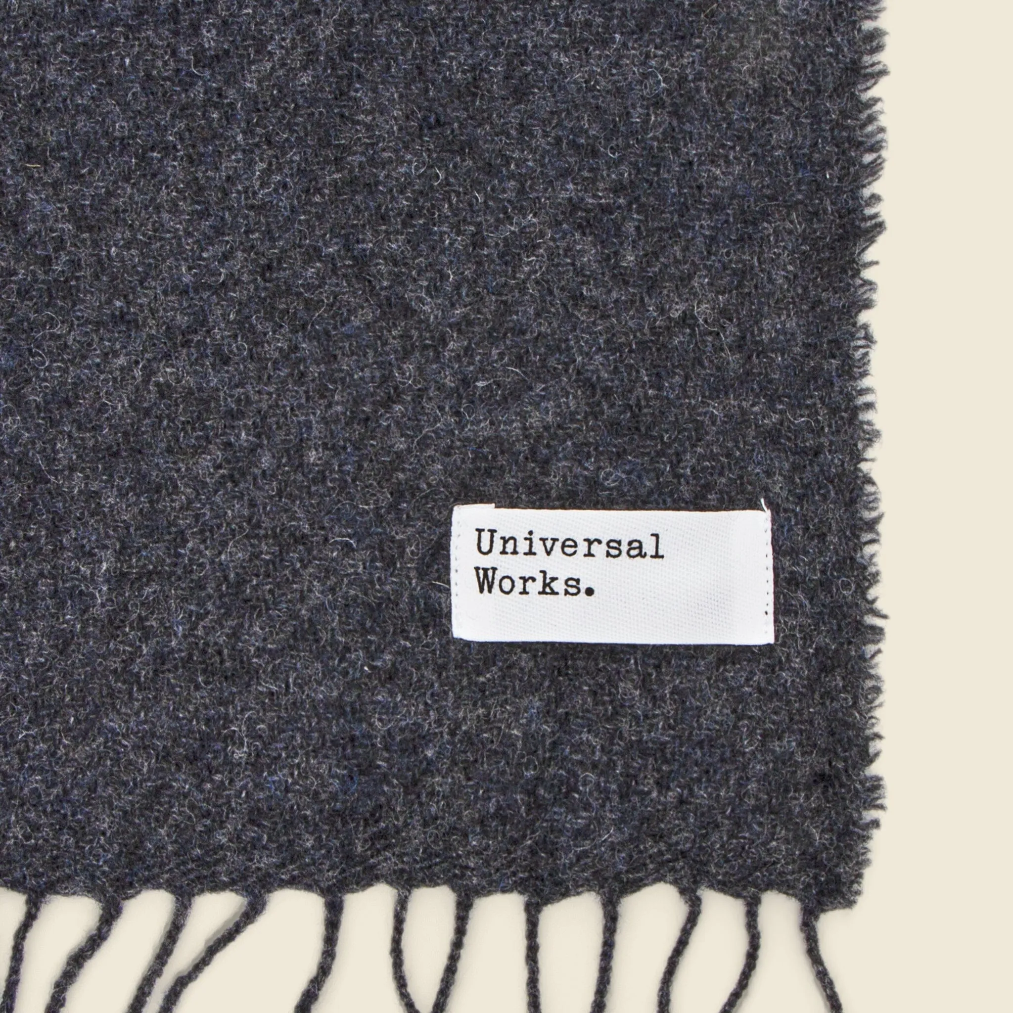 Charcoal Wool Scarf