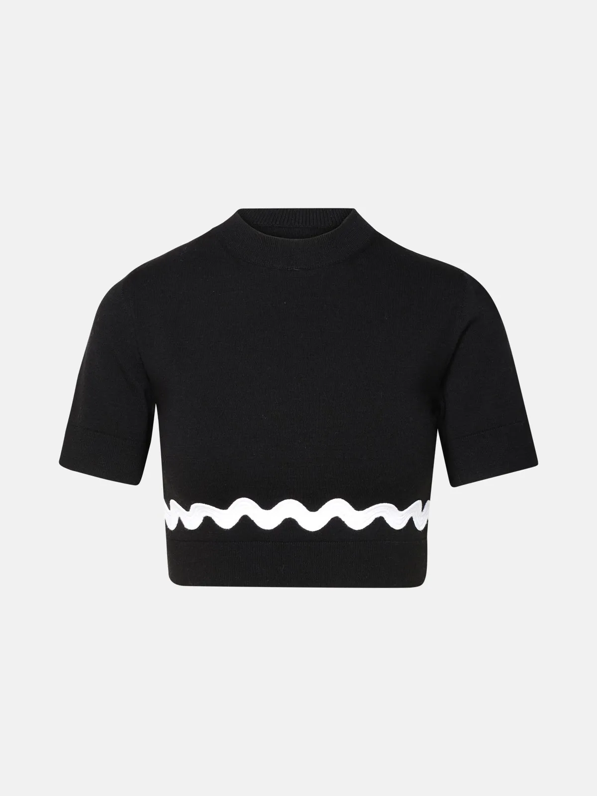 PATOU  |Wool Short Sleeves Crew Neck