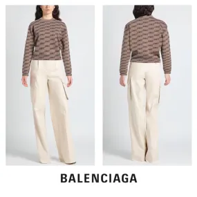 BALENCIAGA  |Crew Neck Wool Nylon Long Sleeves