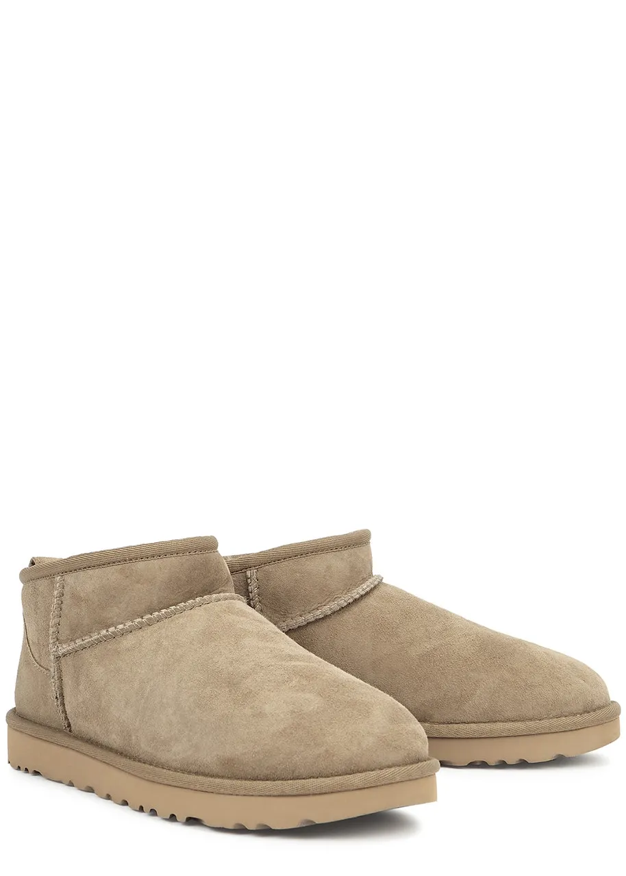 UGG Classic Ultra Mini suede boots