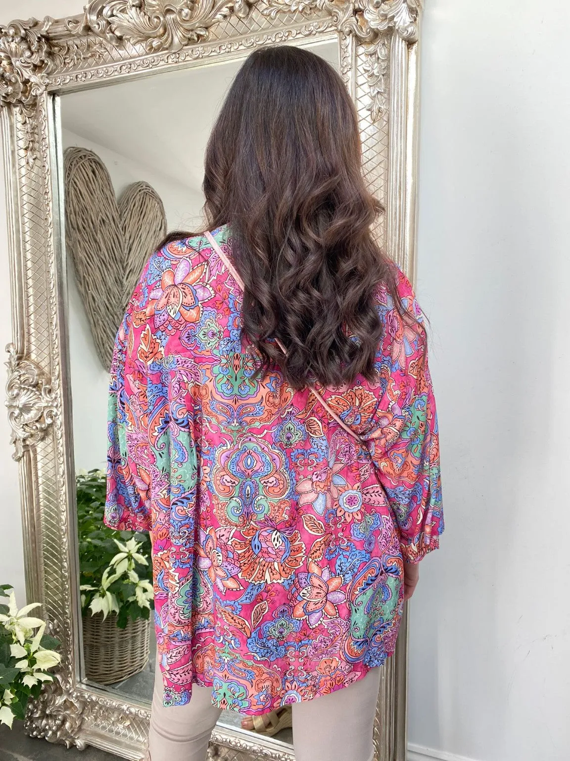 Colorful Paisley Print Layla Shirt