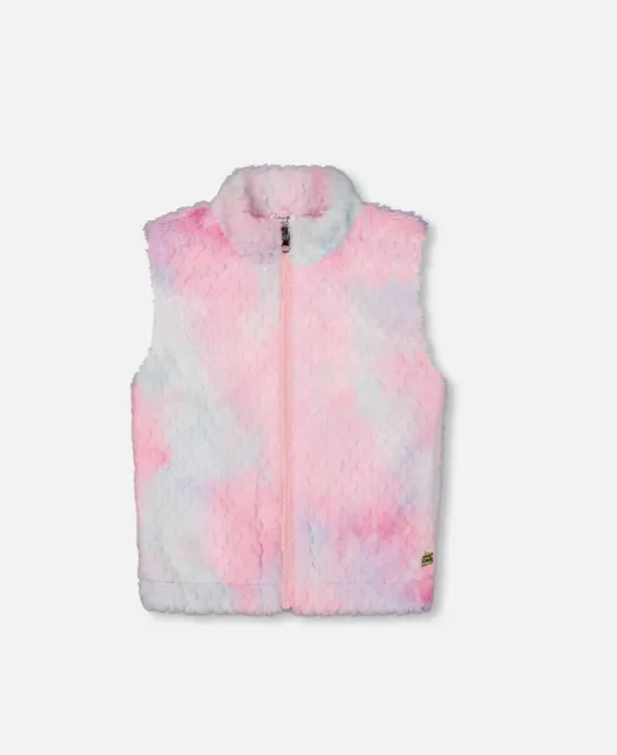 Colorful Luxury Faux Fur Vest