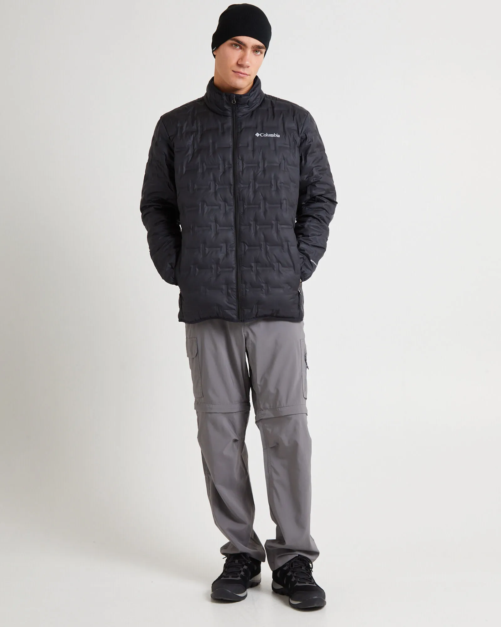 Columbia Black Delta Ridge Down Jacket