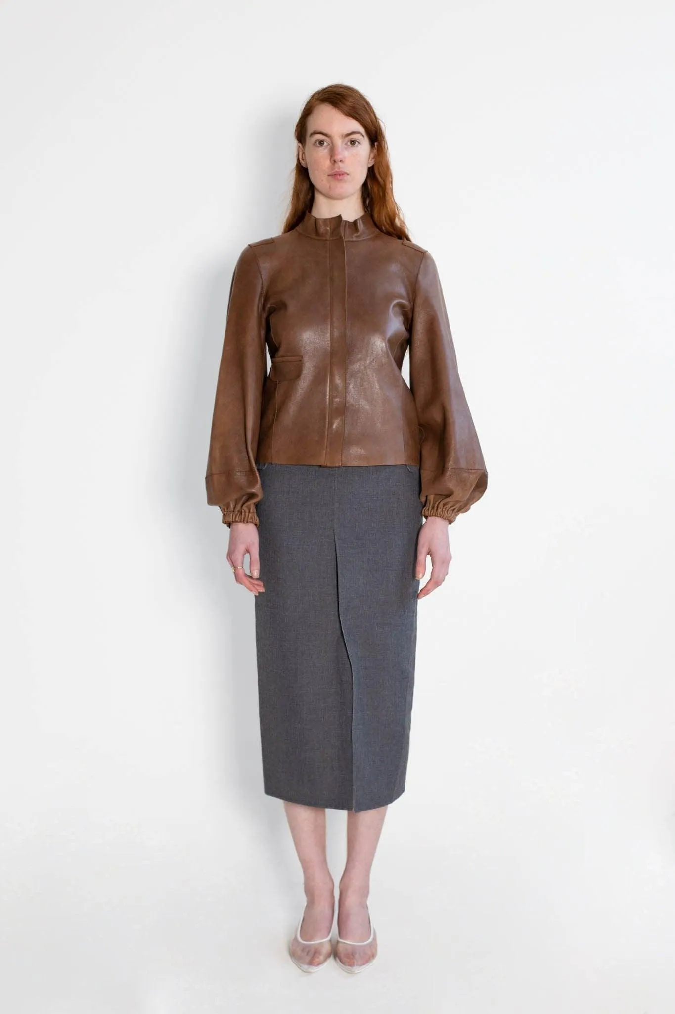 Costume National Leather Jacket