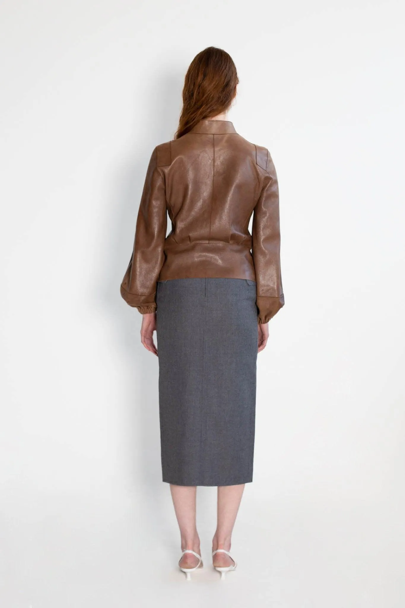 Costume National Leather Jacket