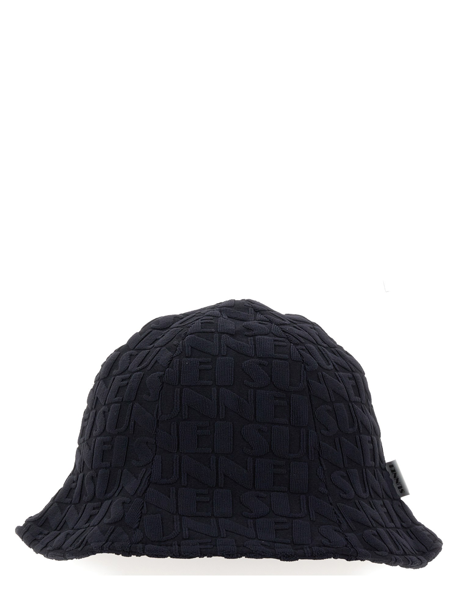 Cotton Bucket Hat with Logo Pattern from SUNNEI