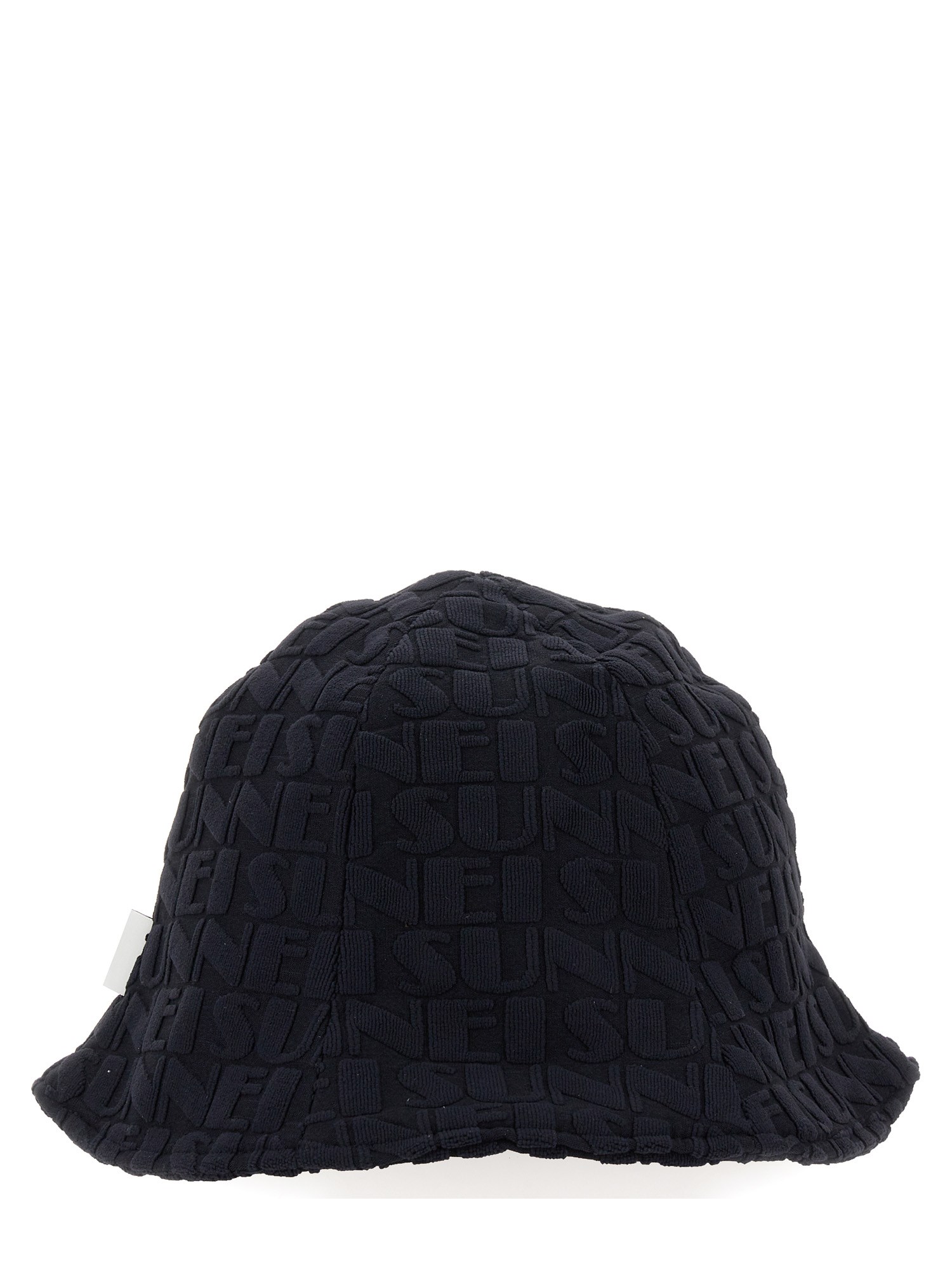 Cotton Bucket Hat with Logo Pattern from SUNNEI