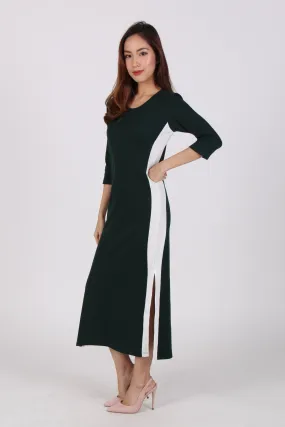 Side Slit Midi Dress