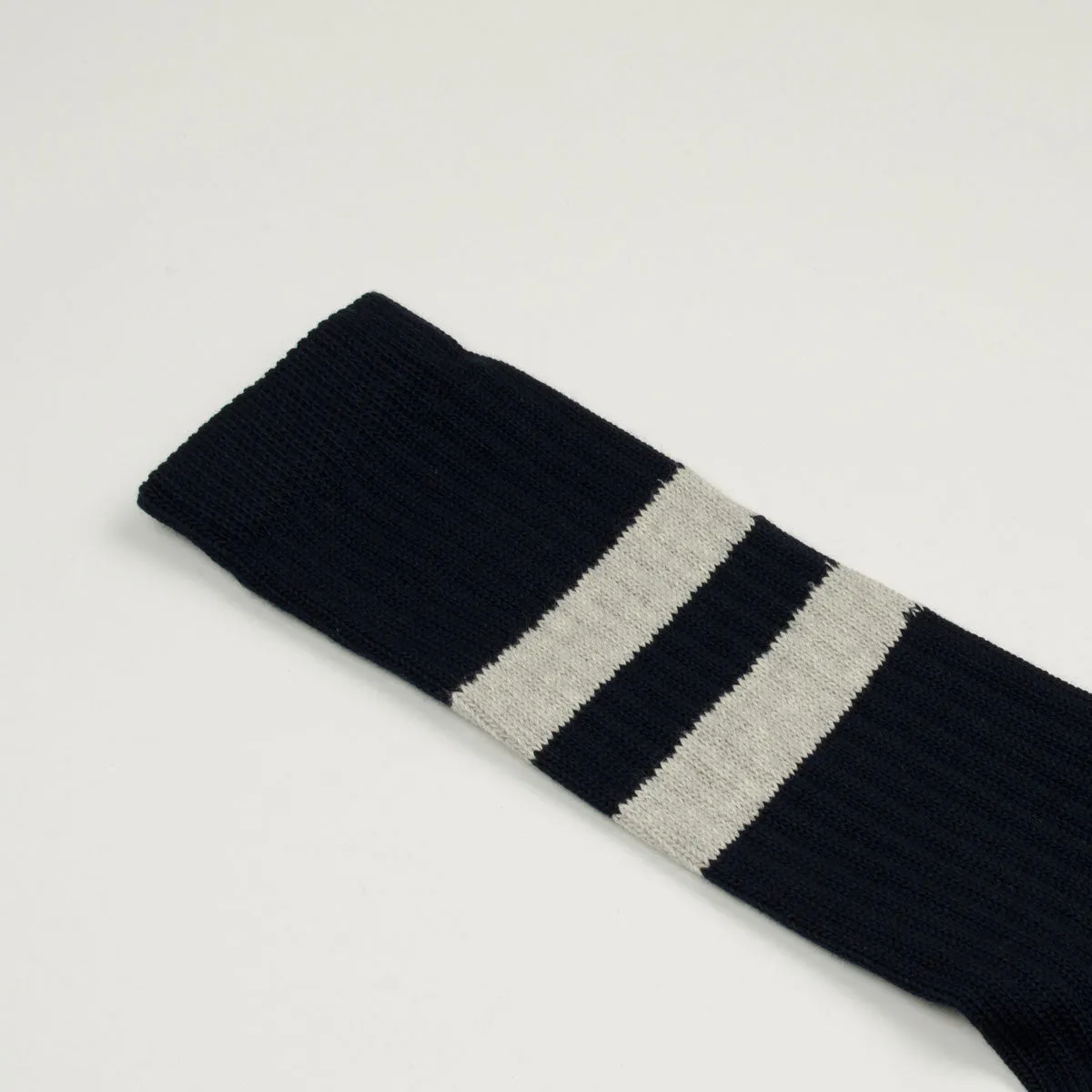 Navy Alpaca Cushion Sole Socks