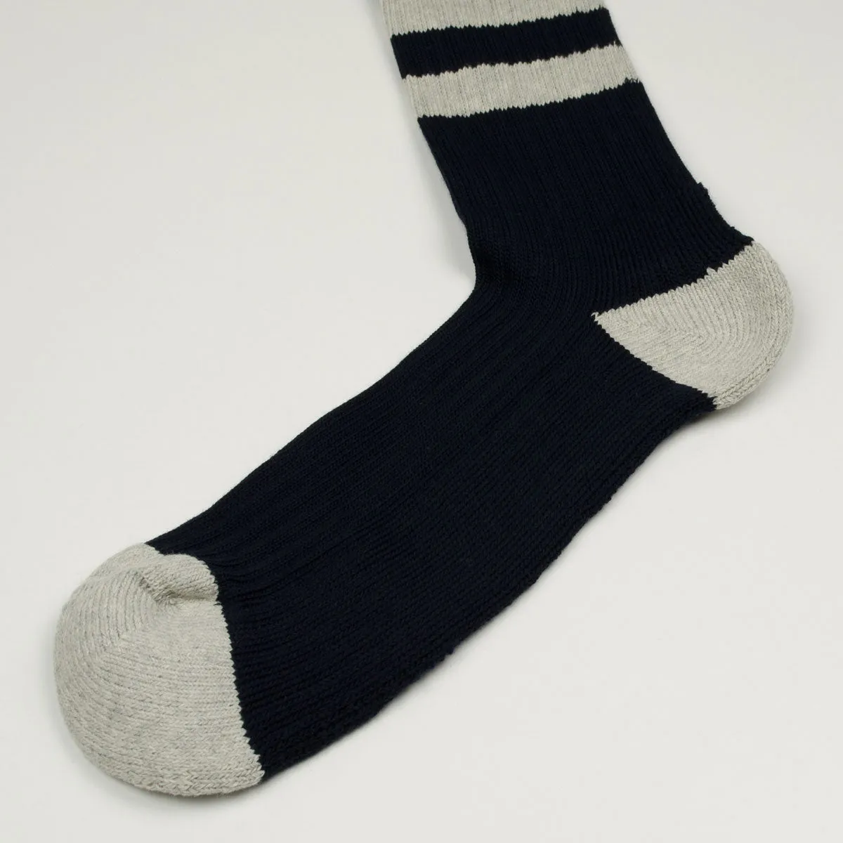 Navy Alpaca Cushion Sole Socks