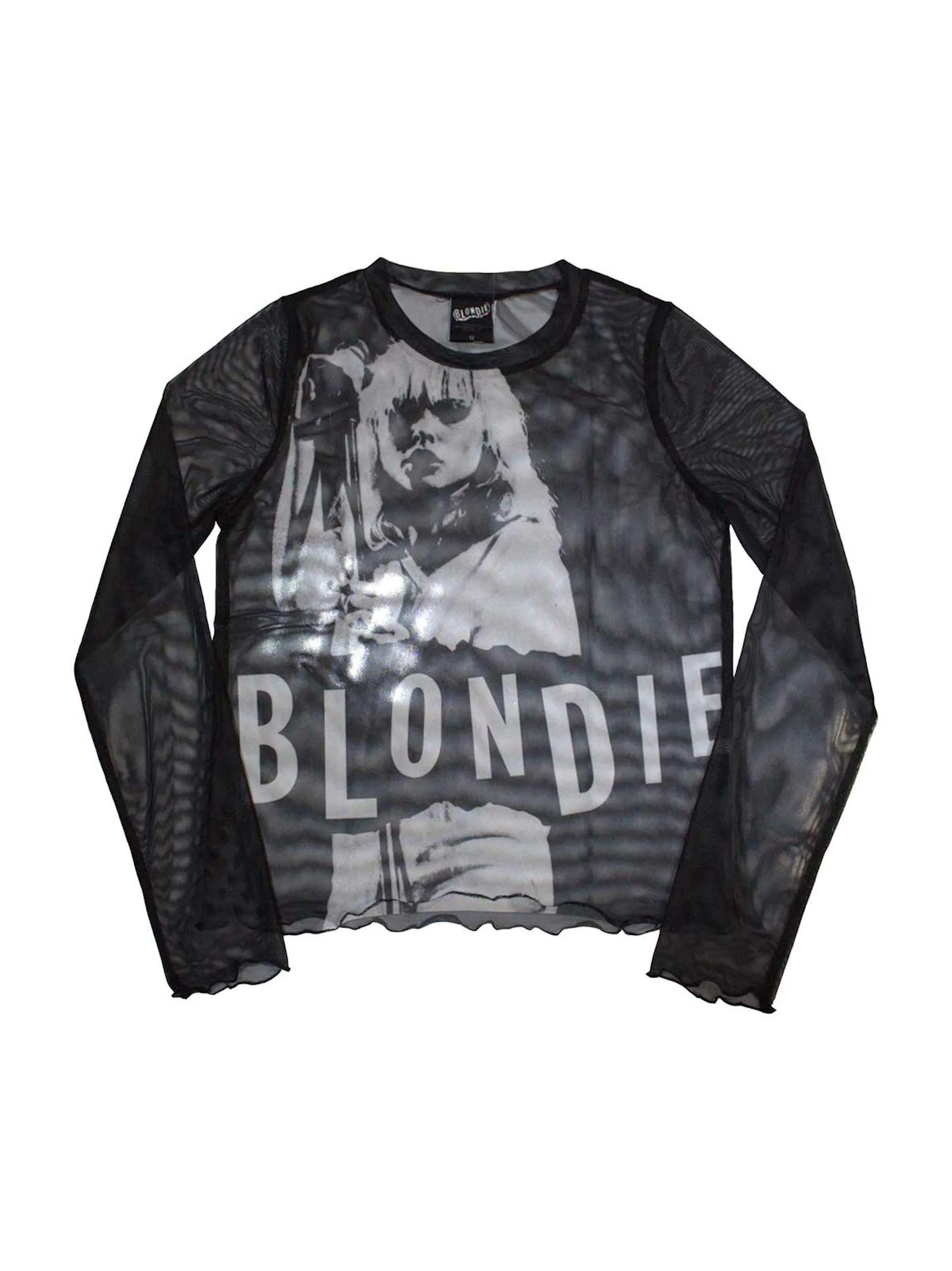 Ladies Long Sleeved Mesh Top by Debbie Harry