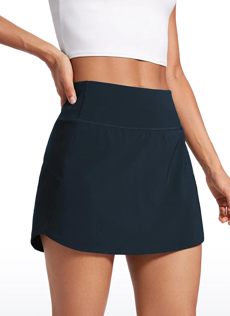 14'' High Waist Golf Skirt with Soft Feathery Fit