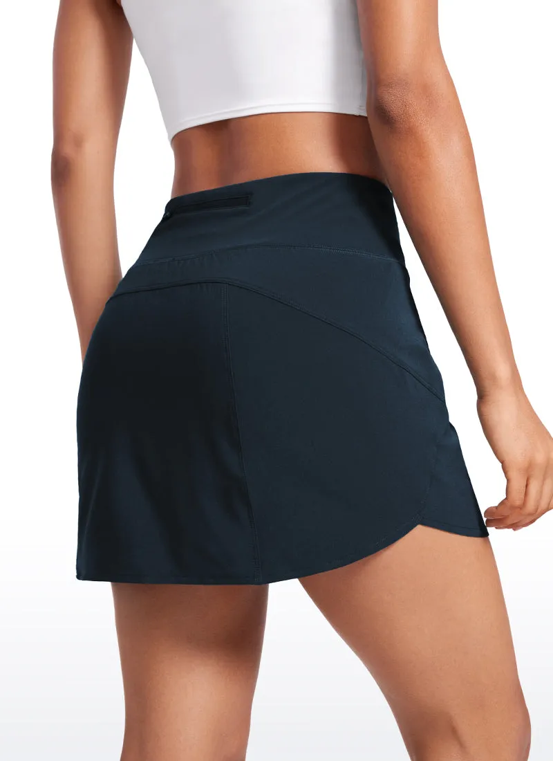 14'' High Waist Golf Skirt with Soft Feathery Fit