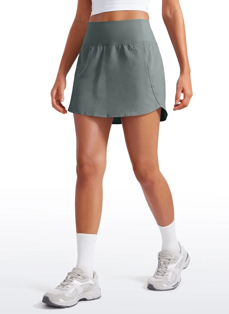 14'' High Waist Golf Skirt with Soft Feathery Fit