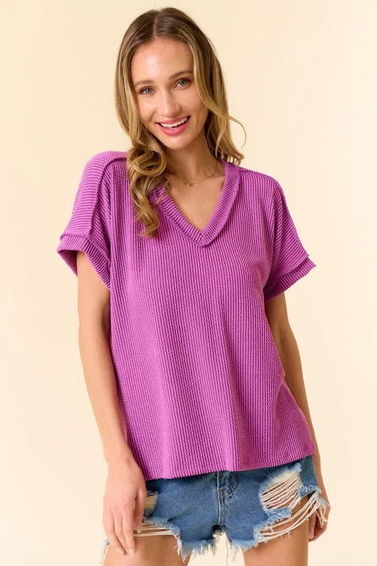 Ribbed Tops in 6 Colors!