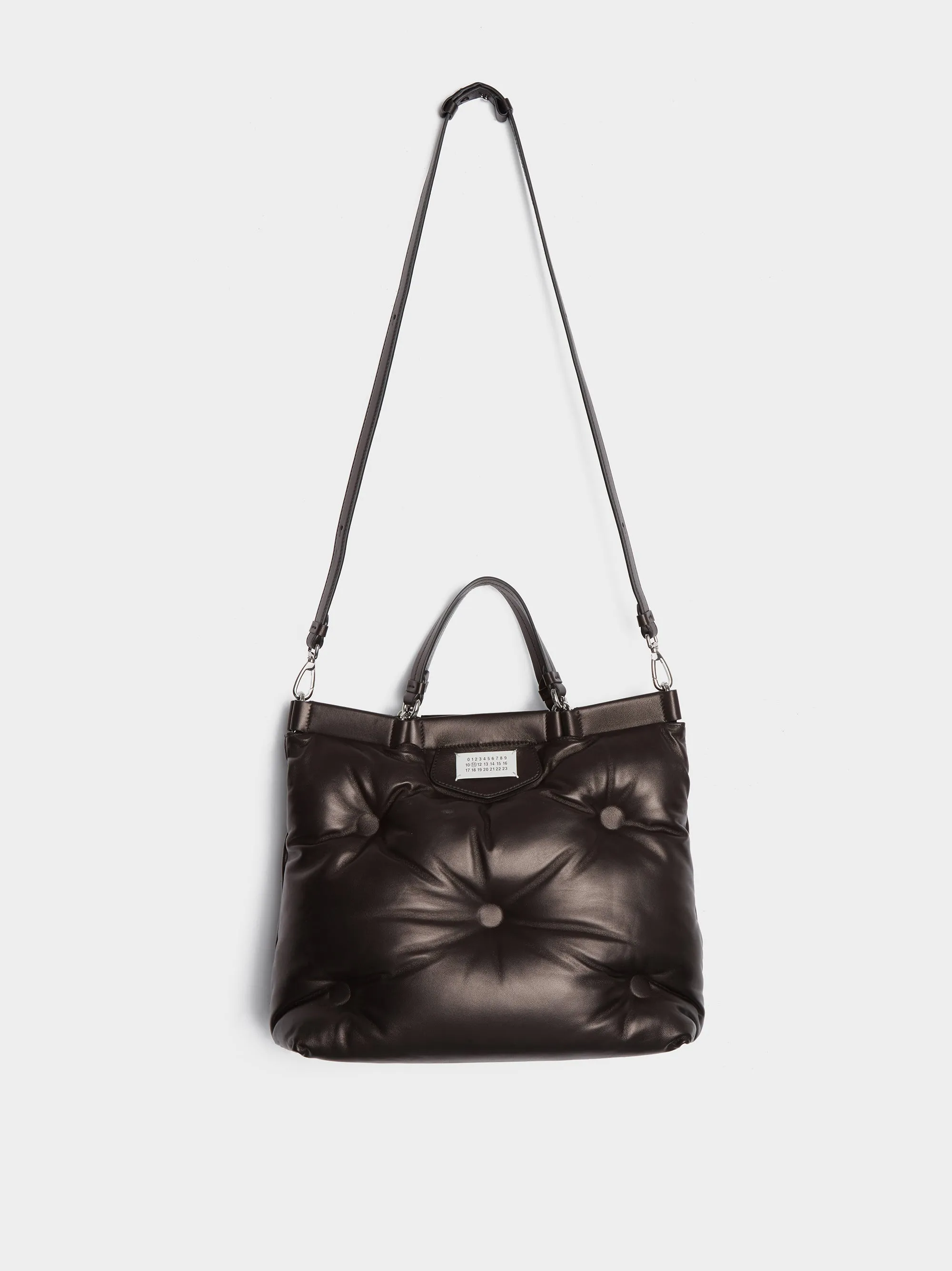 Glam Slam Shopping Bag in Medium Black