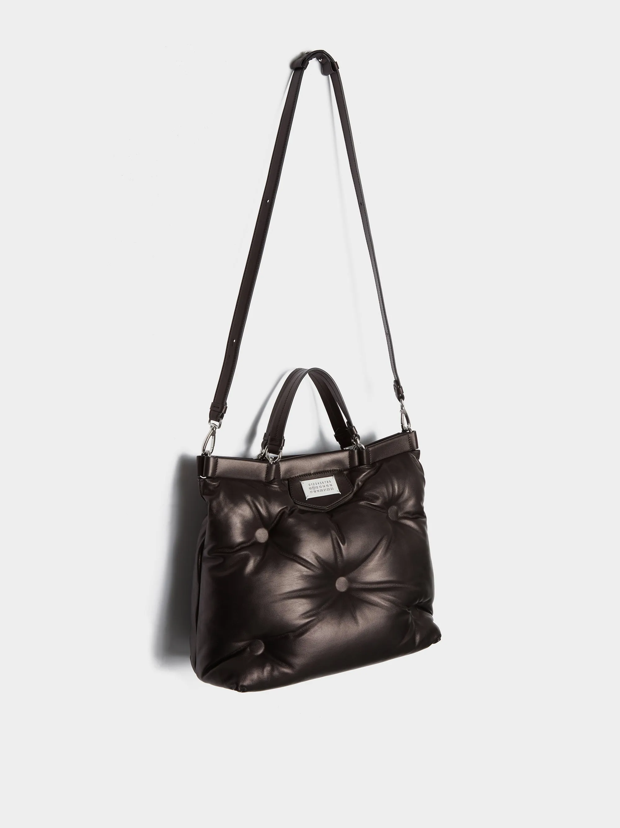 Glam Slam Shopping Bag in Medium Black