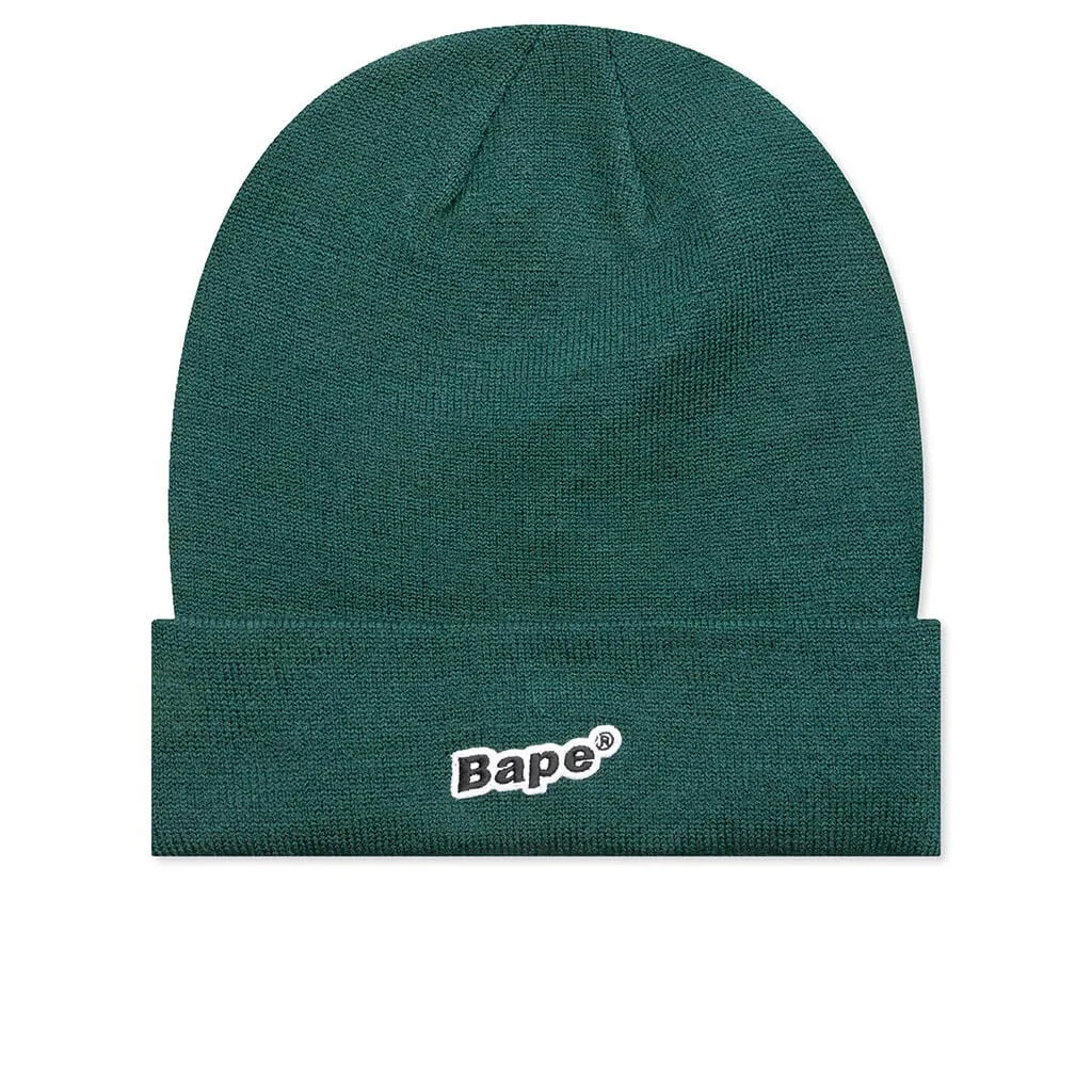 Green Patch Knit Cap