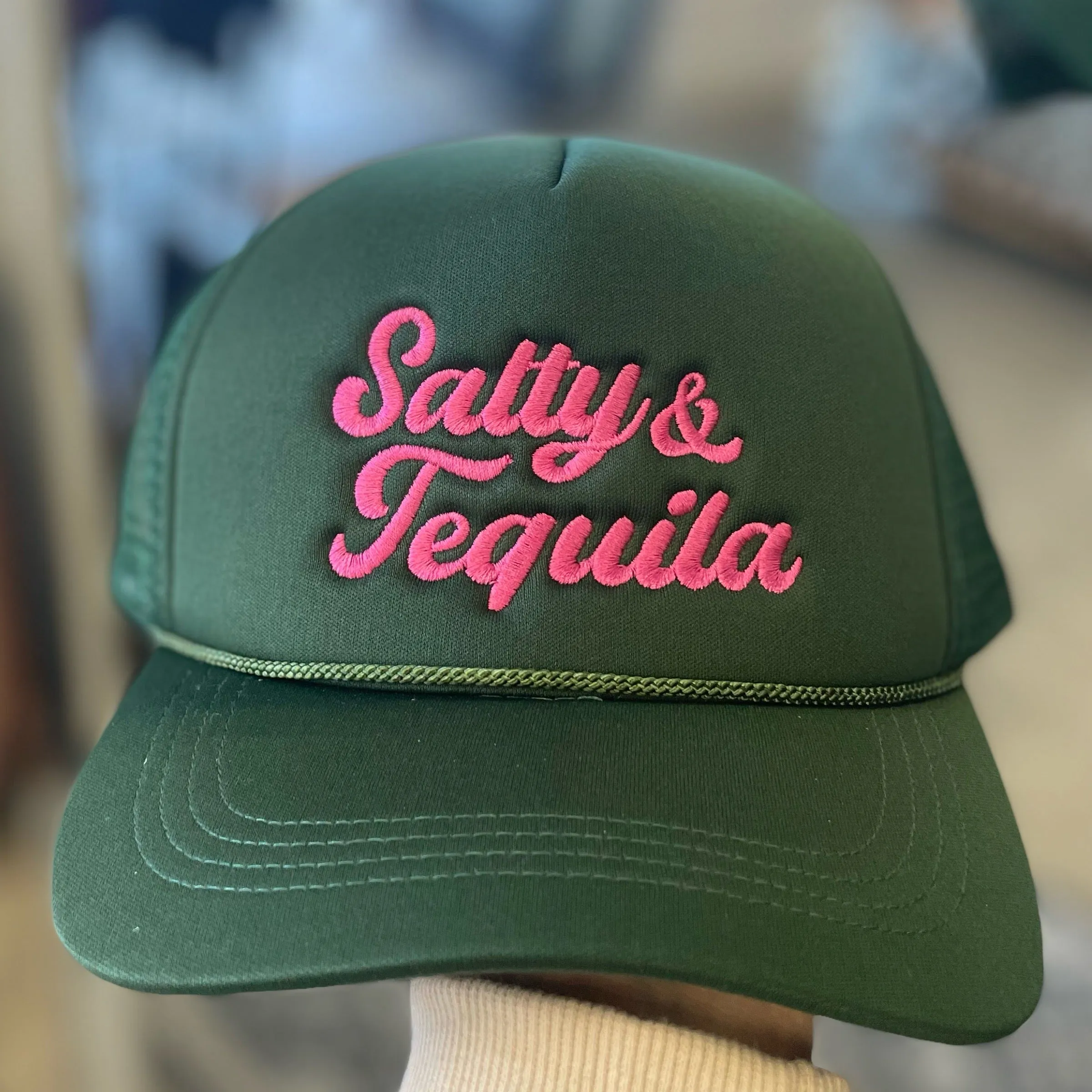 Stylish Green Trucker Cap