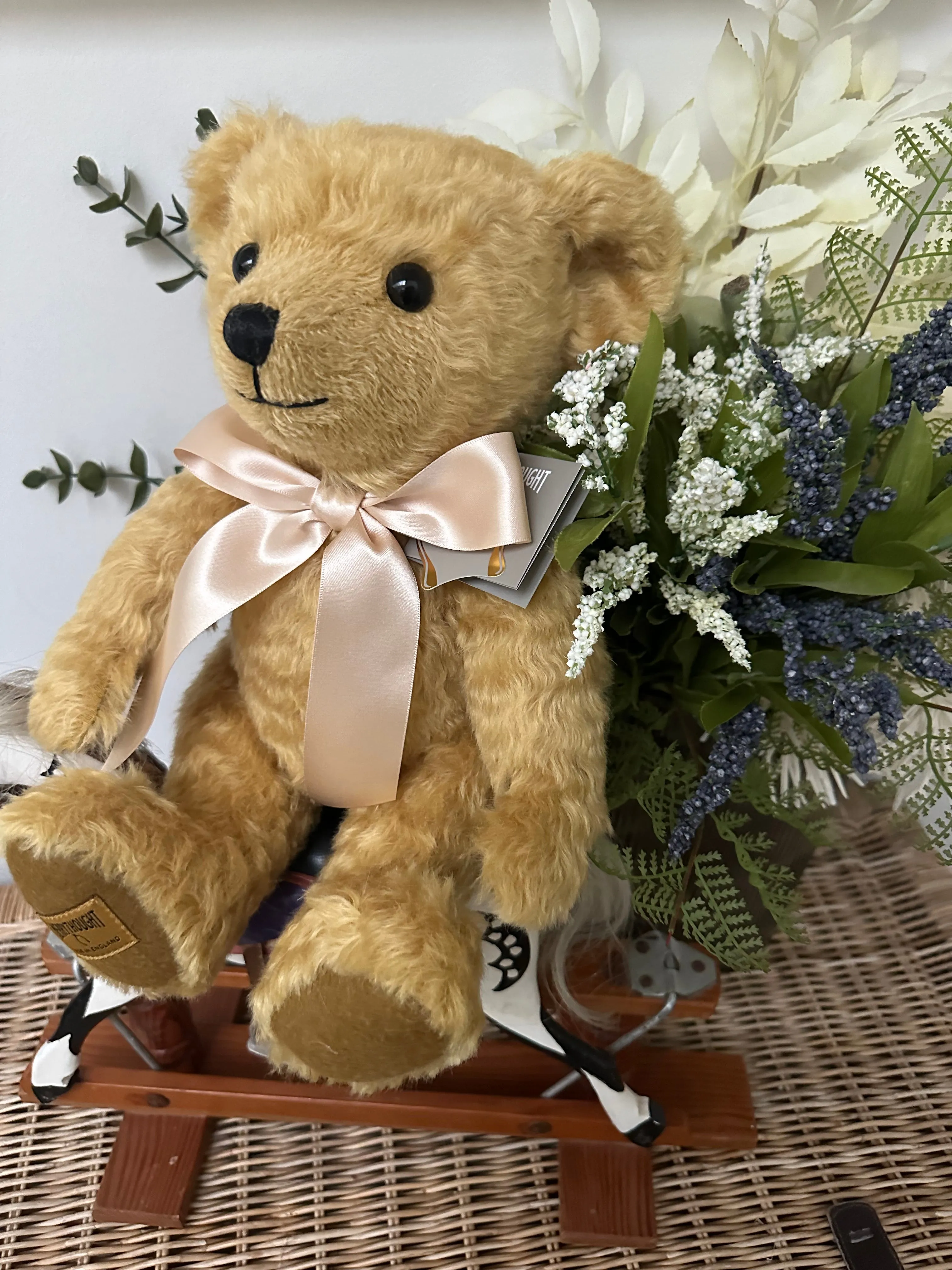 Handmade Butterscotch 14 Inch Merrythought Teddy Bear from the UK