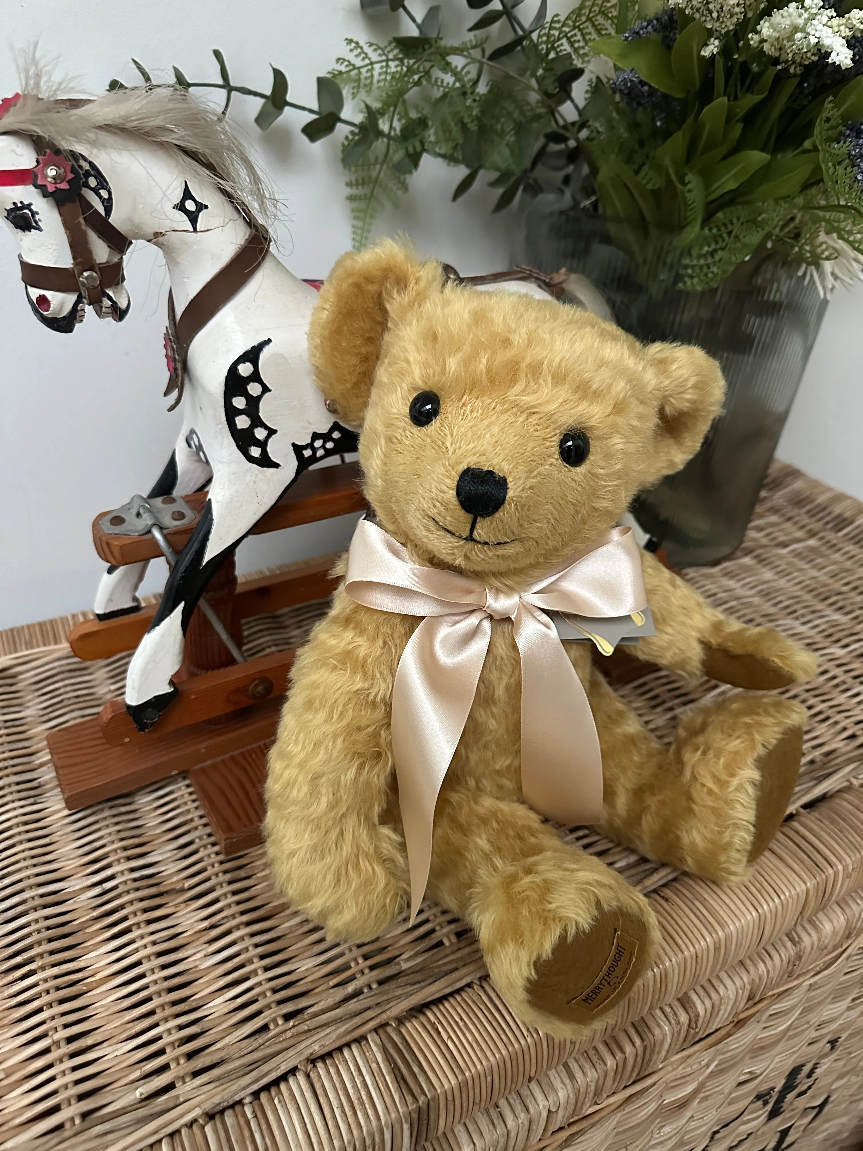 Handmade Butterscotch 14 Inch Merrythought Teddy Bear from the UK