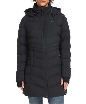 Heated Hooded Parka for Women