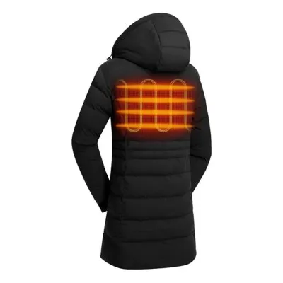 Heated Hooded Parka for Women