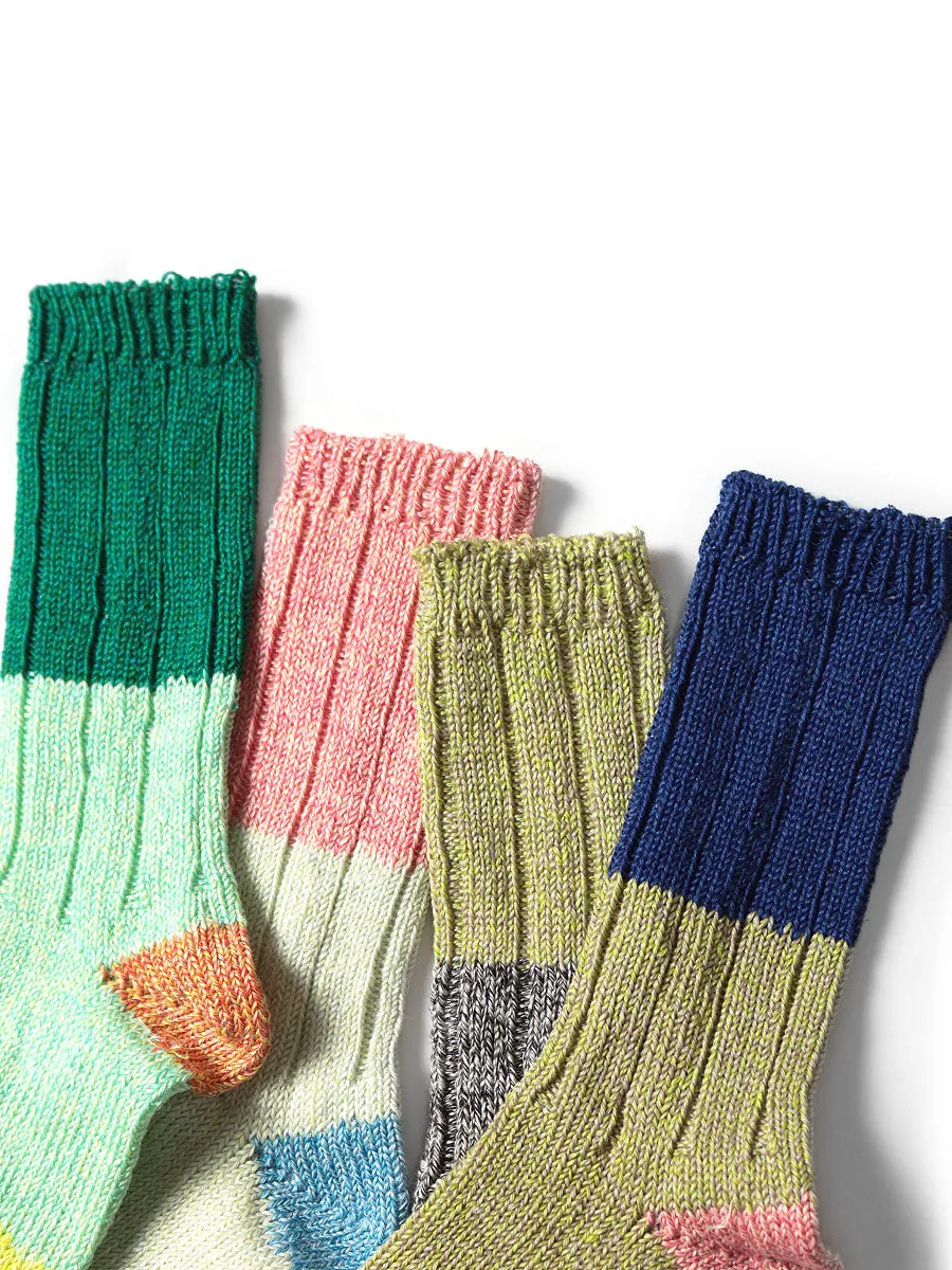 56-Piece Linen Heathered Socks