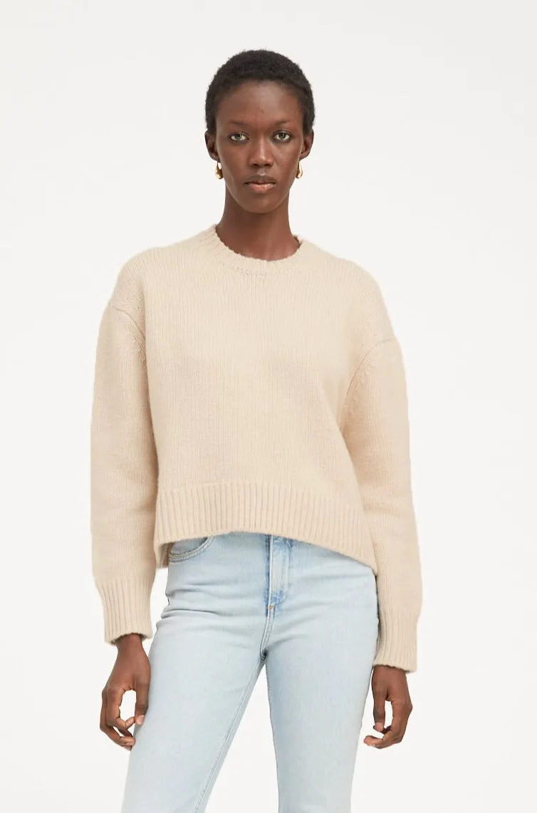 Heavyc Cashmere Sweater in Oat