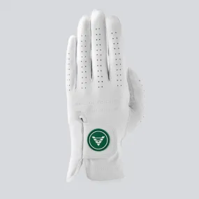 Green / White Cabretta Golf Glove