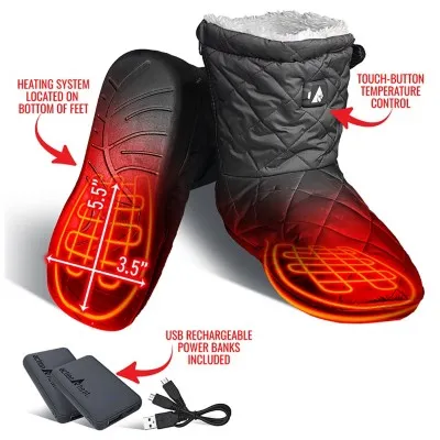 ActionHeat 5V Indoor Battery Heated Shearling Boots