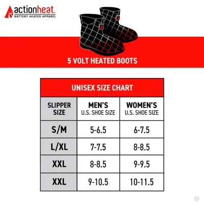 ActionHeat 5V Indoor Battery Heated Shearling Boots